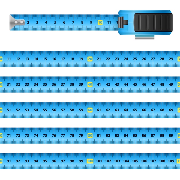 Premium Vector | Tape measure