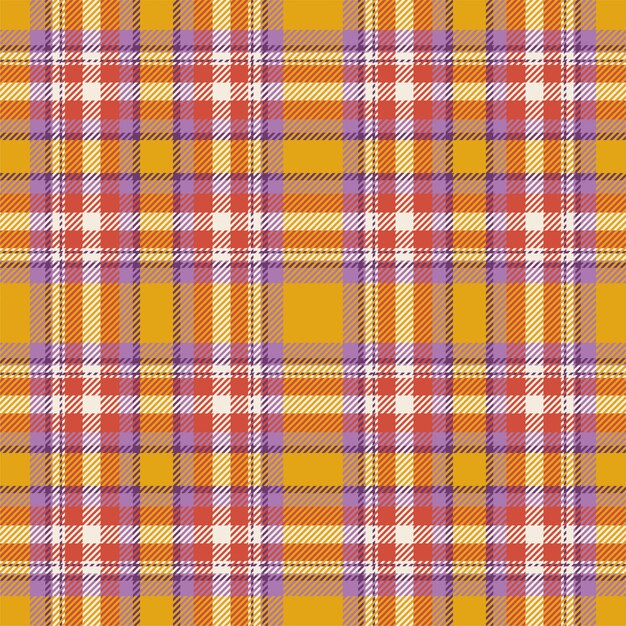 Tartan scotland seamless plaid pattern vector. retro ...