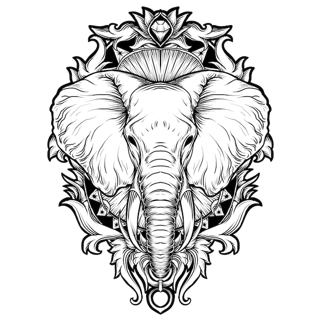 Free Free 154 Elephant Tattoo Svg SVG PNG EPS DXF File