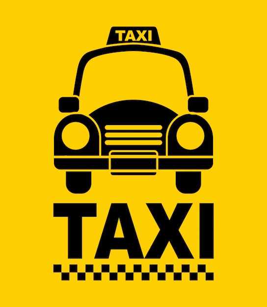 Taxi design | Premium Vector