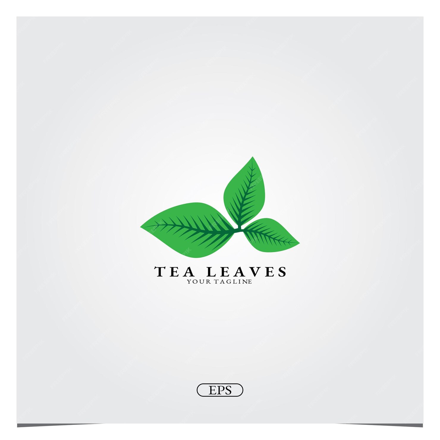 Premium Vector | Tea leaf logo premium elegant template vector eps 10