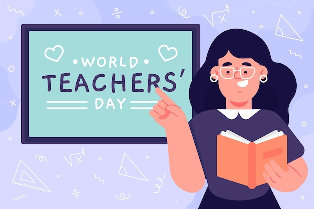 Free Vector | Teachers day design