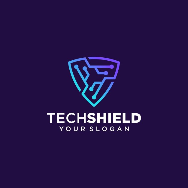 Download Free Tech Shield Logo Design Vector Template Premium Vector Use our free logo maker to create a logo and build your brand. Put your logo on business cards, promotional products, or your website for brand visibility.