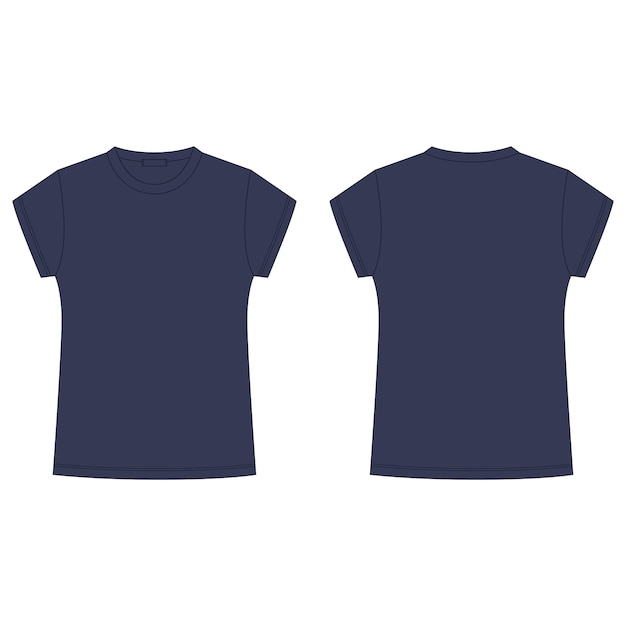 blank navy tshirt