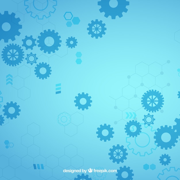 Technology background in abstract style Free Vector