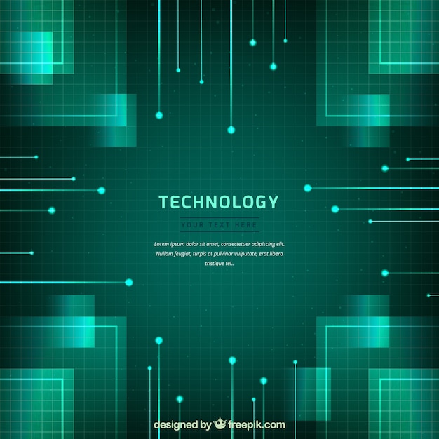 Technology background with absract style