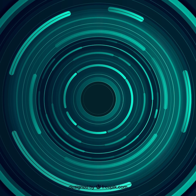 Technology background with abstract
circles