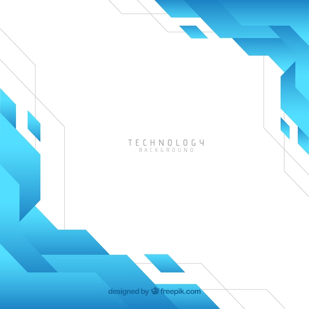 Technology background with geometric
style