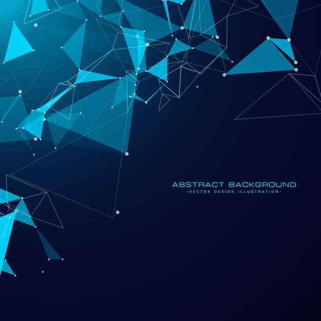 Free Vector | Technology background with triangle shapes