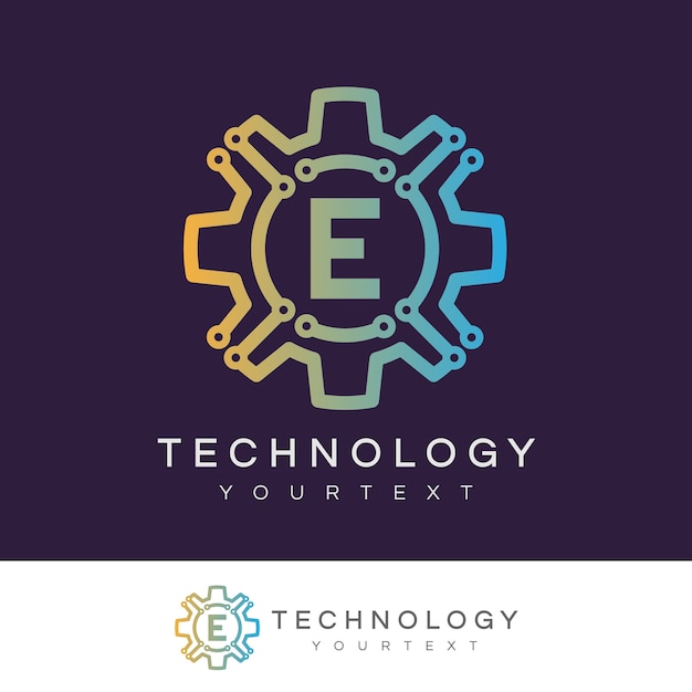 Download Free Technology Initial Letter E Logo Design Premium Vector Use our free logo maker to create a logo and build your brand. Put your logo on business cards, promotional products, or your website for brand visibility.