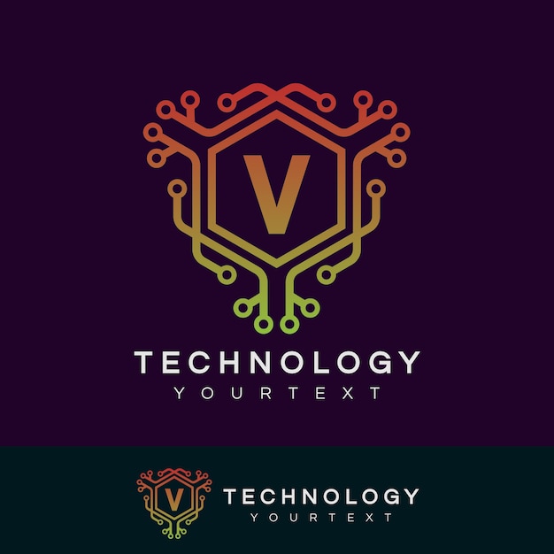 Download Free Technology Initial Letter V Logo Design Premium Vector Use our free logo maker to create a logo and build your brand. Put your logo on business cards, promotional products, or your website for brand visibility.