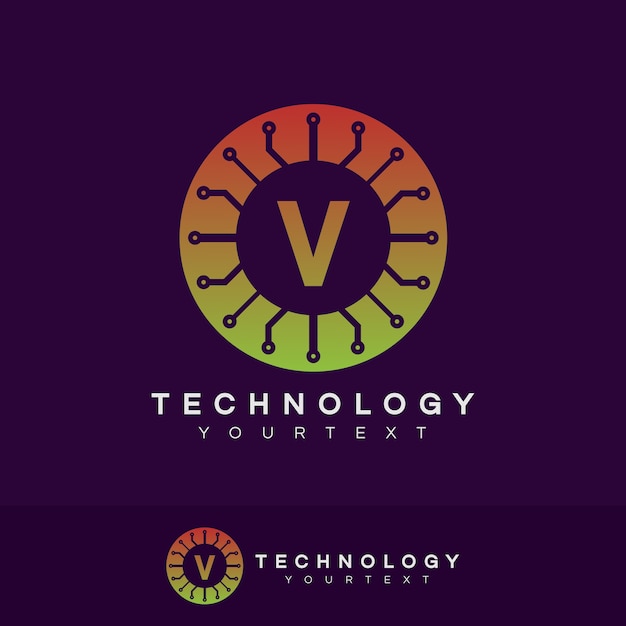 Download Free Technology Initial Letter V Logo Design Premium Vector Use our free logo maker to create a logo and build your brand. Put your logo on business cards, promotional products, or your website for brand visibility.