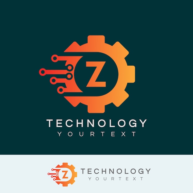 Premium Vector | Technology initial letter z logo design