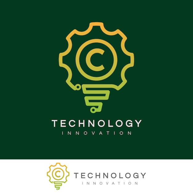 Download Free Technology Innovation Initial Letter C Logo Design Premium Vector Use our free logo maker to create a logo and build your brand. Put your logo on business cards, promotional products, or your website for brand visibility.