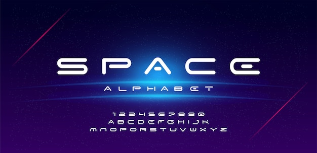 Download Free Technology Space Font And Alphabet Premium Vector Use our free logo maker to create a logo and build your brand. Put your logo on business cards, promotional products, or your website for brand visibility.