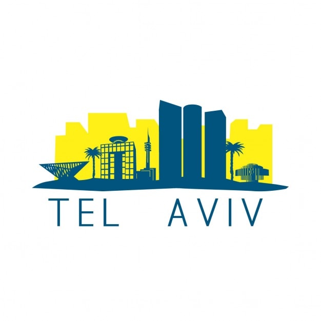 Free Vector | Tel aviv skyline