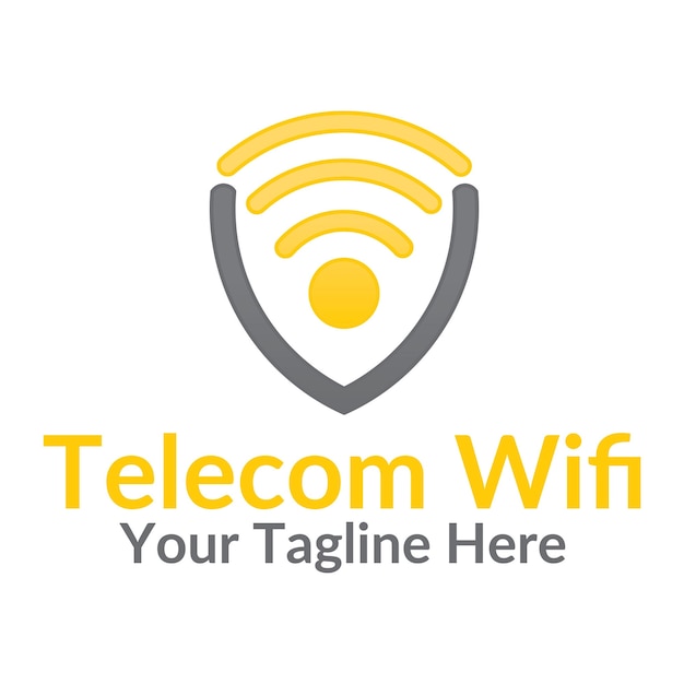 Download Free Telecom Wifi Logo Premium Vector Use our free logo maker to create a logo and build your brand. Put your logo on business cards, promotional products, or your website for brand visibility.