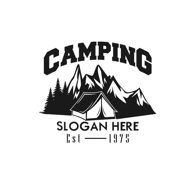 Premium Vector | Template logo camping vector illustration