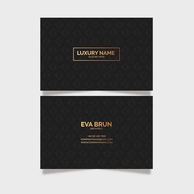 luxury business card template psd free download