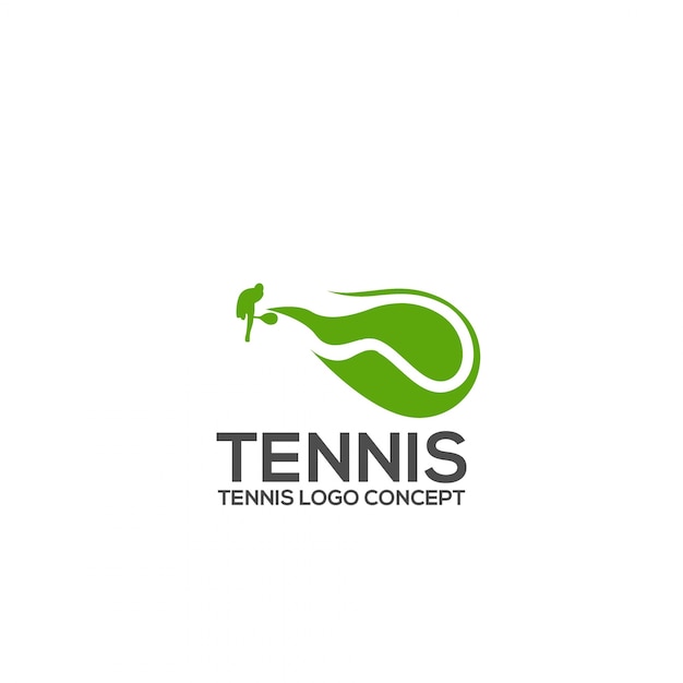 Tennis logo design template Vector | Premium Download