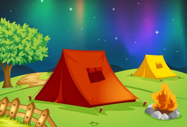 Premium Vector | Tent house