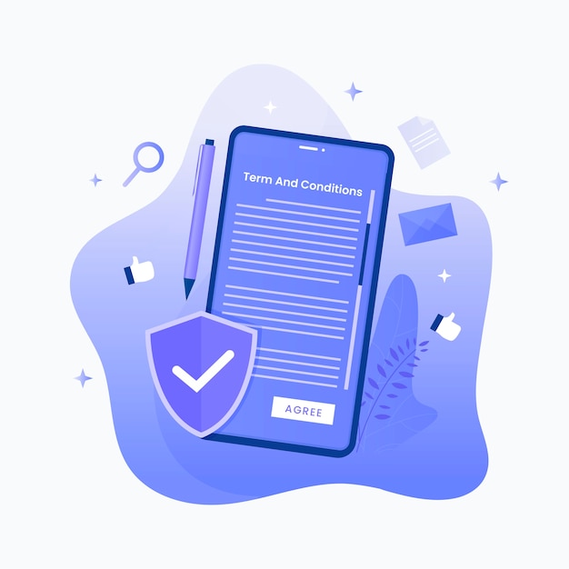 Premium Vector Terms And Conditions Concept Illustration