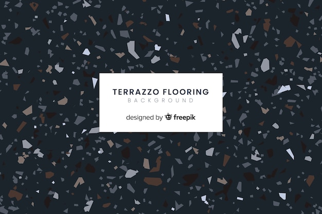 Terrazzo Flooring Background Free Vector