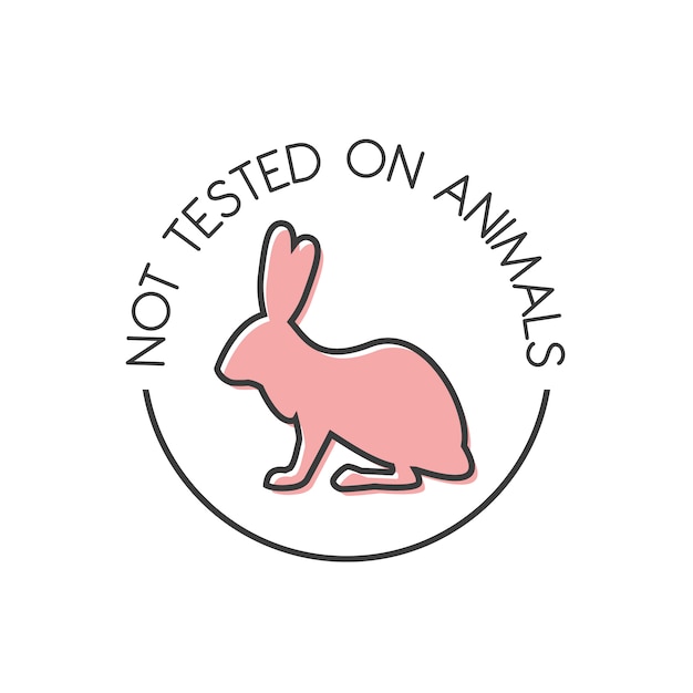 2.633+ Not Tested On Animals Logo Vector - heromockup