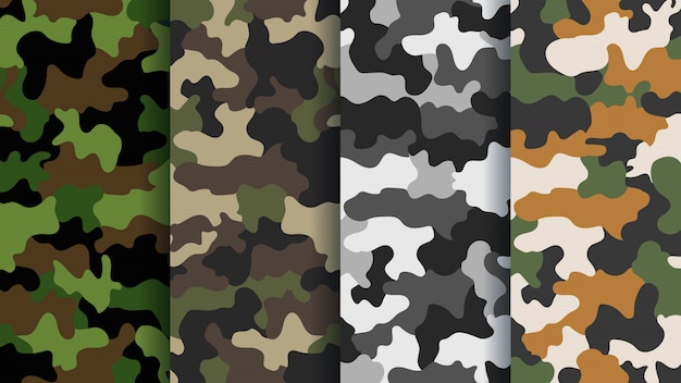 Texture military camouflage seamless pattern. abstract army and hunting ...