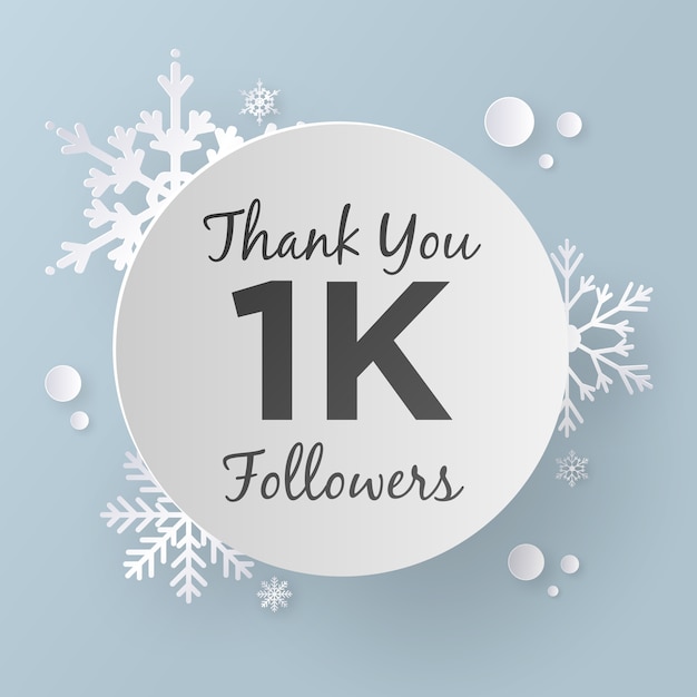 premium-vector-thank-you-1k-followers-design-template-paper-art-style