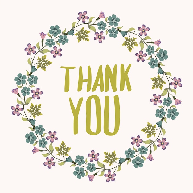 thank you background with floral wreath_1152 200