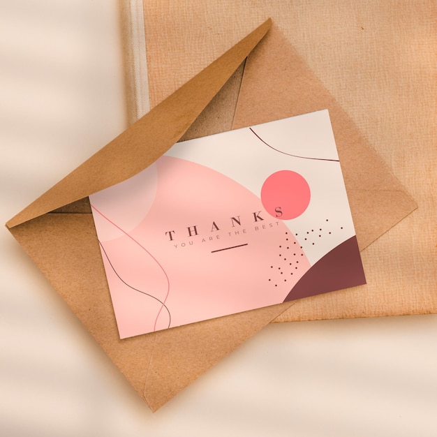 free-vector-thank-you-card-with-envelope