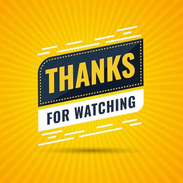 Premium Vector Thank You For Watching Followers Banner Thanks Followers Congratulation Card Illustration For Social Networks Web User Or Blogger Celebrates