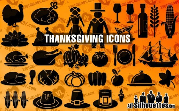 Thanksgiving day symbols