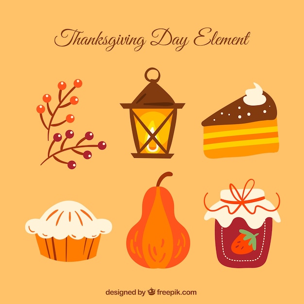 Thanksgiving elements pack
