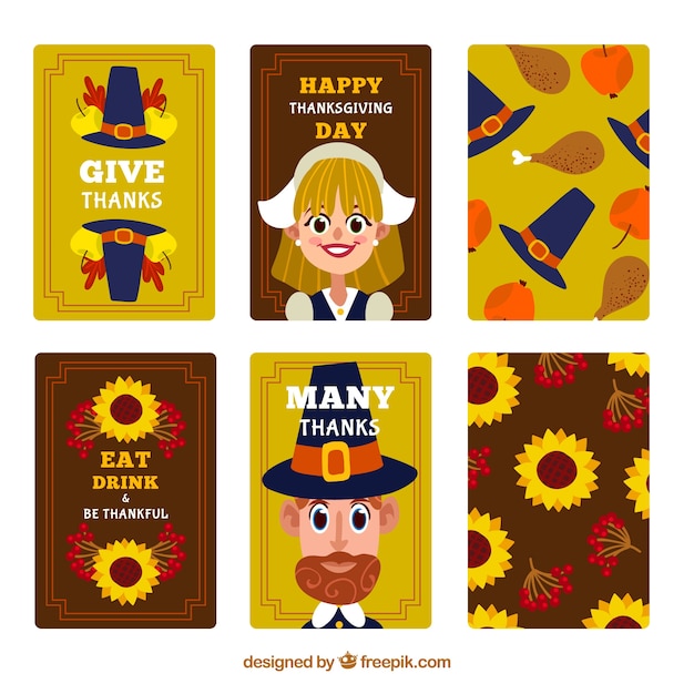Thanksgiving greeting card pack