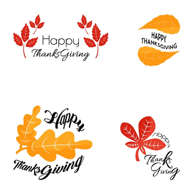 Thanksgiving Logo Collection