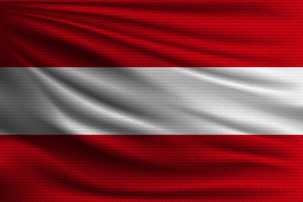 オーストリアの国旗 プレミアムベクター