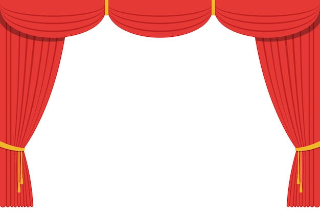 Premium Vector | Theater curtain