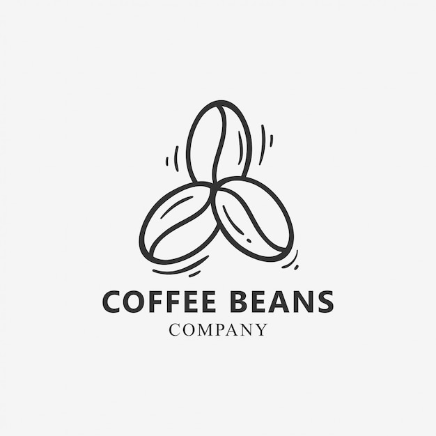 Download Free Three Coffee Beans Logo Template Premium Vector Use our free logo maker to create a logo and build your brand. Put your logo on business cards, promotional products, or your website for brand visibility.