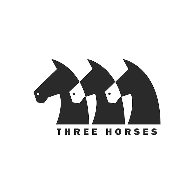 Download Free Three Horse Logo Premium Vector Use our free logo maker to create a logo and build your brand. Put your logo on business cards, promotional products, or your website for brand visibility.