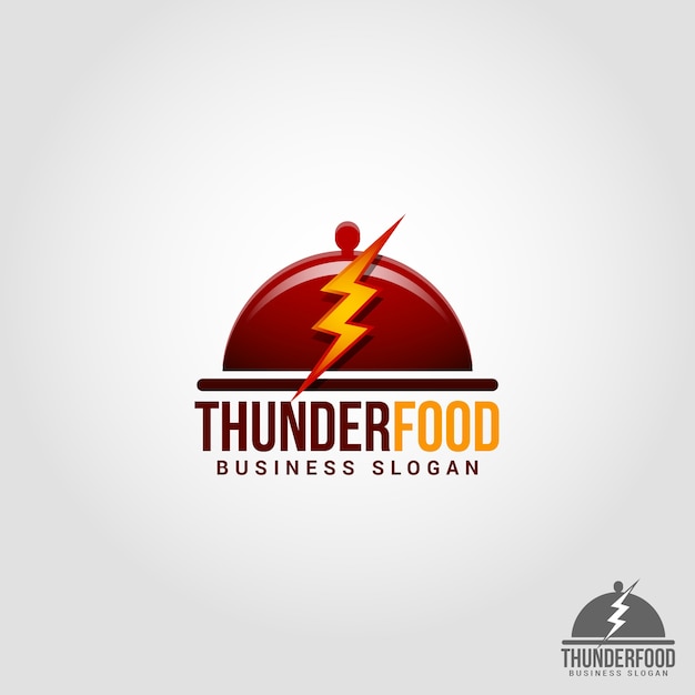 Download Free Thunder Food Flash Food Logo Template Premium Vector Use our free logo maker to create a logo and build your brand. Put your logo on business cards, promotional products, or your website for brand visibility.