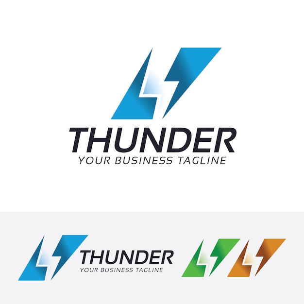 Download Free Thunder Vector Logo Template Premium Vector Use our free logo maker to create a logo and build your brand. Put your logo on business cards, promotional products, or your website for brand visibility.