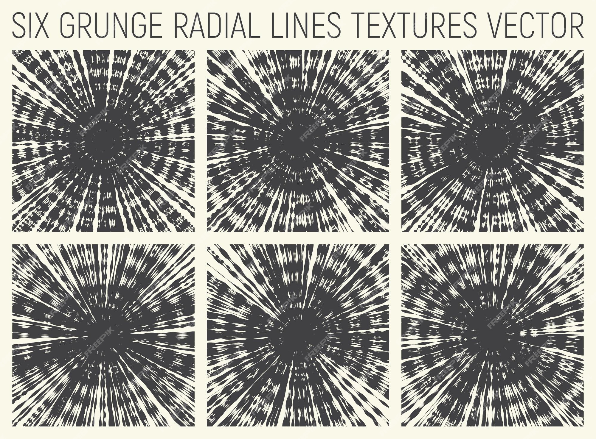 Premium Vector | Tie dye radial decorative psychedelic textures set