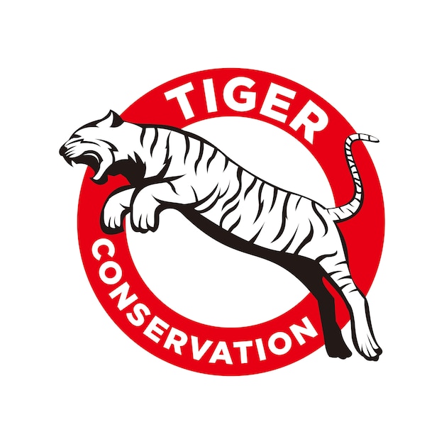Download Free Tiger Conservation Logo Premium Vector Use our free logo maker to create a logo and build your brand. Put your logo on business cards, promotional products, or your website for brand visibility.