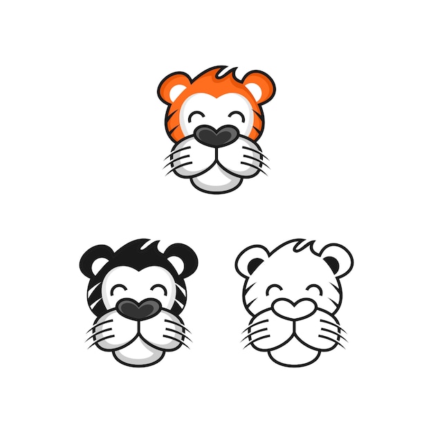 Download Free Tiger Head Logo Design Illustration Premium Vector Use our free logo maker to create a logo and build your brand. Put your logo on business cards, promotional products, or your website for brand visibility.