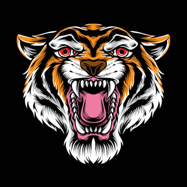 Download Free Tiger Head Vector Premium Vector Use our free logo maker to create a logo and build your brand. Put your logo on business cards, promotional products, or your website for brand visibility.