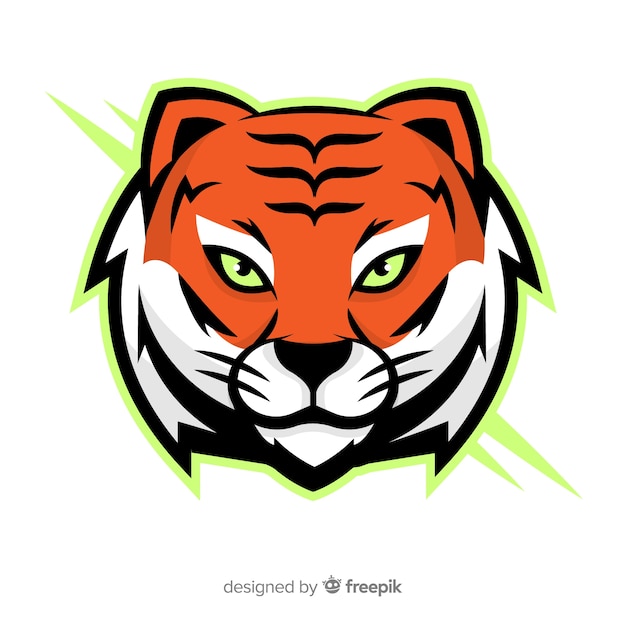Download Free Tiger Head Free Vector Use our free logo maker to create a logo and build your brand. Put your logo on business cards, promotional products, or your website for brand visibility.