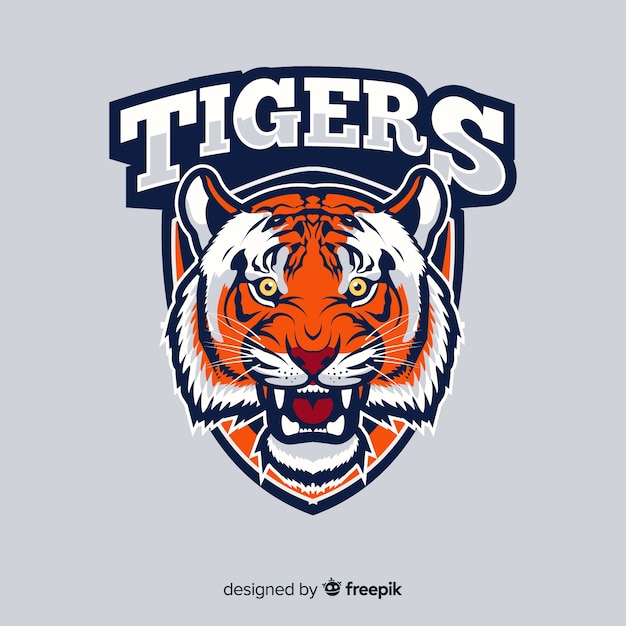 Logo Tiger Vector - Tiger Mascot Vector Logo Stock Photo - Image: 12270610