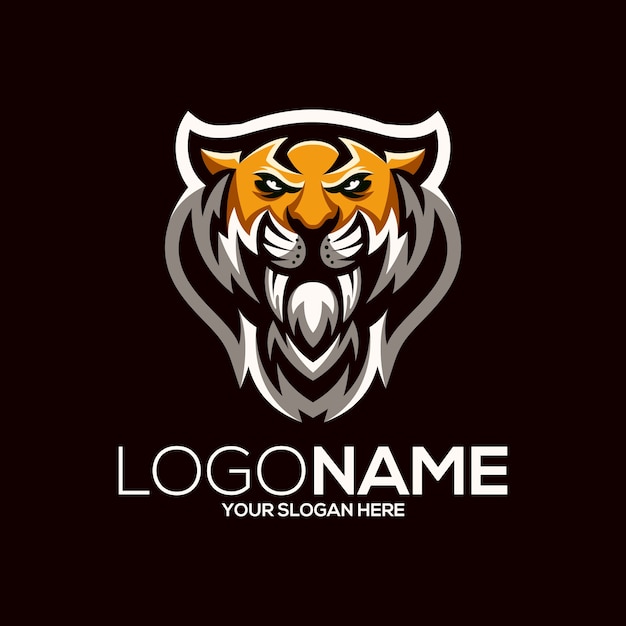 Premium Vector | Tiger logo design